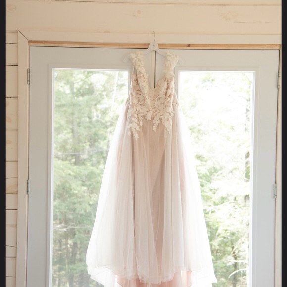 Cap sleeve tule ball gown - Picture 4 of 6